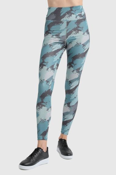 Жіночі спортивні легінси до щиколотки з еластичного матеріалу | Петровий колір, розміри S, XL - фото 2