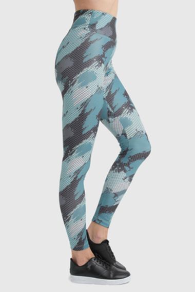 Жіночі спортивні легінси до щиколотки з еластичного матеріалу | Петровий колір, розміри S, XL - фото 5