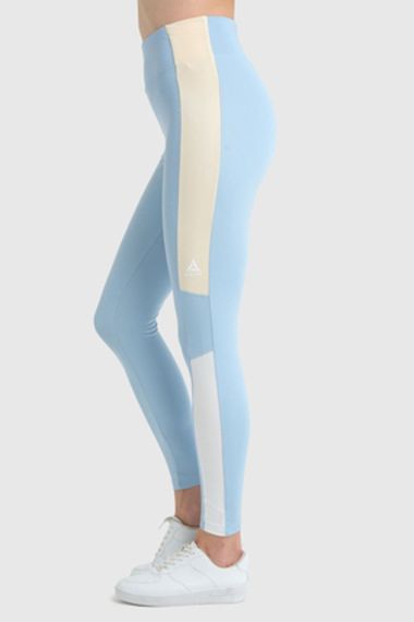 Жіночі еластичні спортивні легінси | Блакитний 22037, бренд: Unterwear, розміри: S, M - фото 5