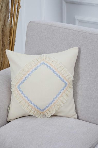 Special Design Fringed Throw Pillow Case, K-300 - photo 1