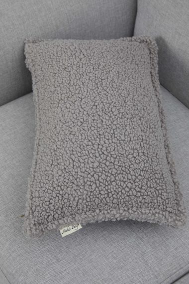 Plain Teddy Fabric Rectangular Throw Pillow Cover,K-308 - photo 4