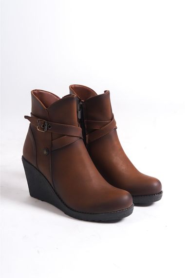 Nefla Wedge Sole Heeled Zippered Women's Boots - photo 3