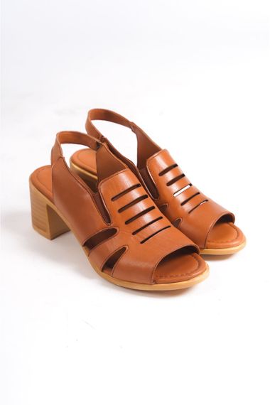 WİNA Tan Genuine Leather Women's Shoes - photo 3