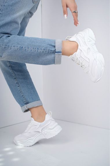 Белые женские кроссовки Seyran - фото 2