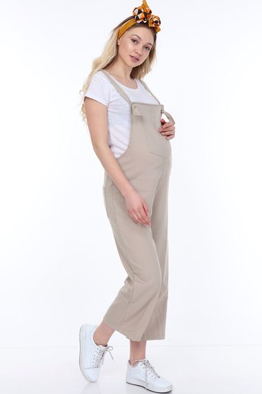 Luvmabelly MYRA6101 - Бежевое платье для беременных - фото 3