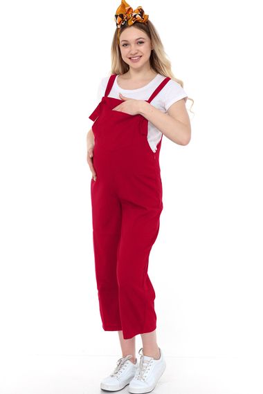 Luvmabelly MYRA6107 - Claret Red Maternity Loose - photo 1