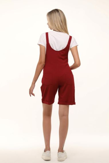 Luvmabelly MYRA6207 - Бордові червоні шорти для вагітних Salopet - фото 5
