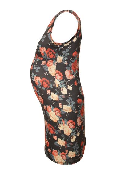 LuvmaBelly Maternity 5505 Floral Postpartum Breastfeeding Dress