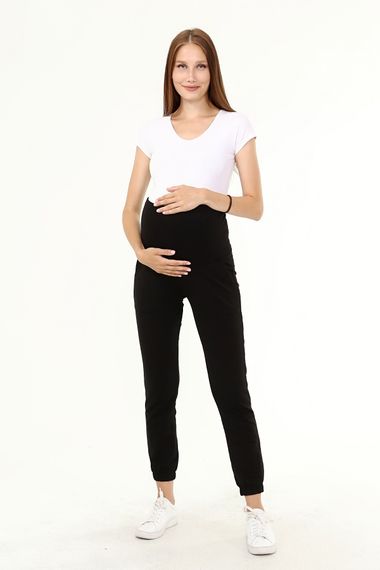 Luvmabelly MYRA8090 - Black Maternity Jogger Tracksuit - photo 1