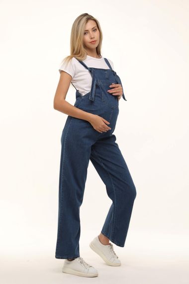 Luvmabelly MYRA6152 Denim Maternity Salopet -Blue - photo 3