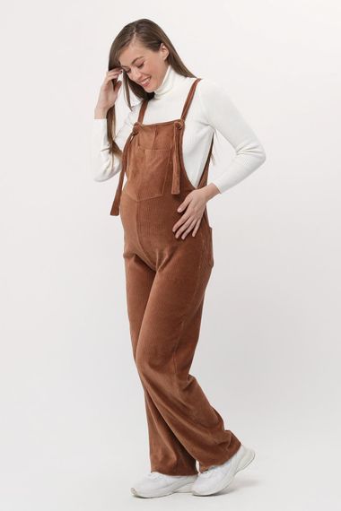 Luvmabelly MYRA6114 - Camel Velvet Maternity Loose - photo 1