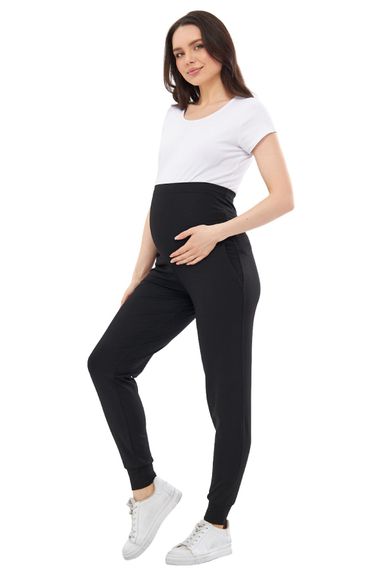 Luvmabelly MYRA8095 Beli Ayarlanabilir Hamile Jogger Pantolon - fotoğraf 1