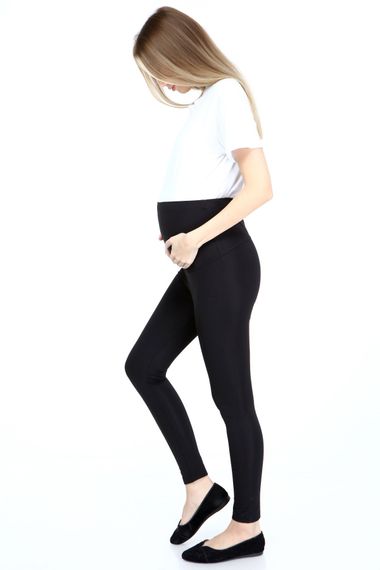 Luvmabelly MYRB8060 Thermal Inner Raised Warm Adjustable Waist Maternity Leggings - photo 2