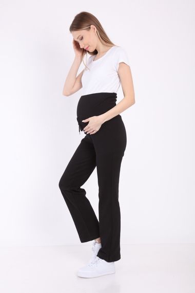 Luvmabelly MYRA8500 Adjustable Waist Maternity Casual Home Trousers -Black - photo 3