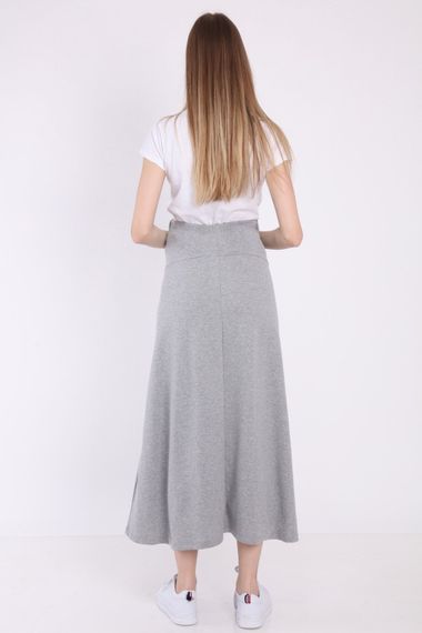 Luvmabelly MYRA9031 Adjustable Waist Maternity Skirt -Grey - photo 4