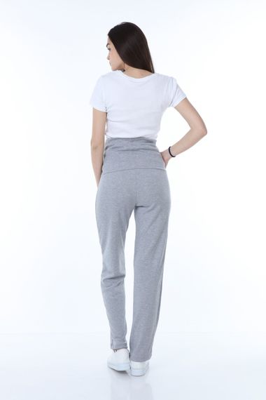 Luvmabelly MYRA8501 Adjustable Waist Maternity Casual Home Trousers -Grey - photo 4