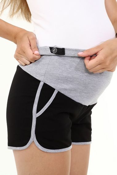 Luvmabelly MYRA8520 - Black Maternity Sports Shorts - photo 4