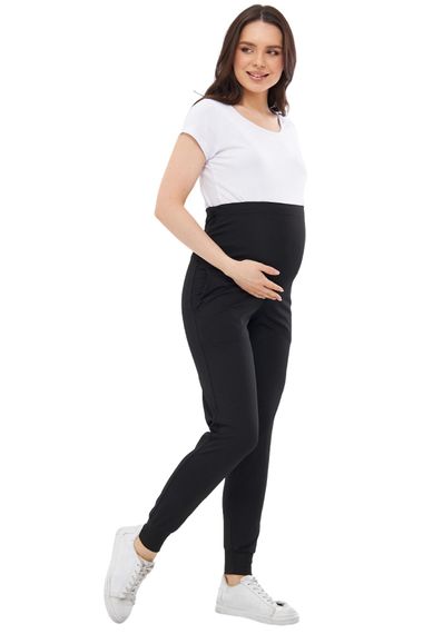 Luvmabelly MYRA8095 Beli Ayarlanabilir Hamile Jogger Pantolon - fotoğraf 3