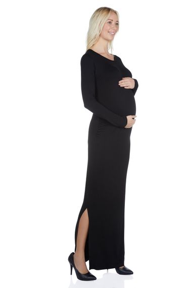 LuvmaBelly 5320 Cotton Long Maternity Dress - photo 2