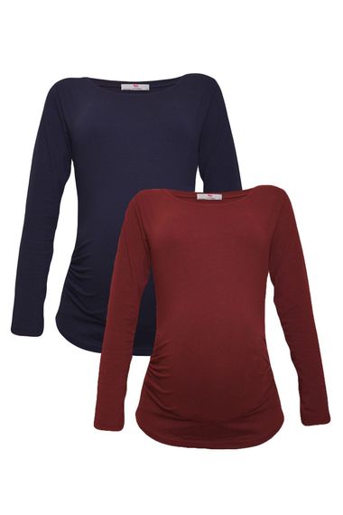 LuvmaBelly MYRA2302_2303 Hamil t-shirt seti