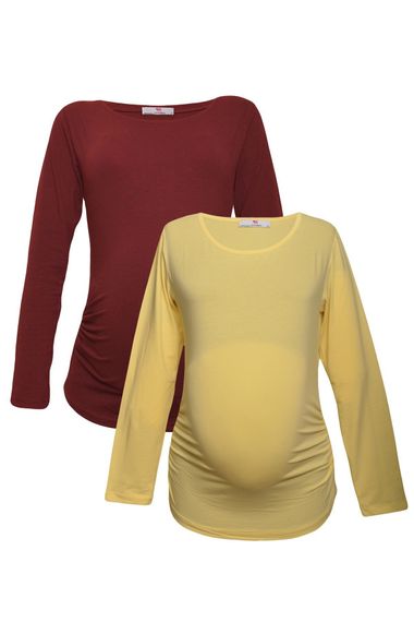 LuvmaBelly MYRA2309_2303 Hamil tshirt seti