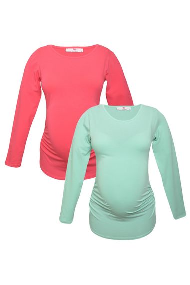 LuvmaBelly MYRA2305_2306 Hamil t-shirt seti