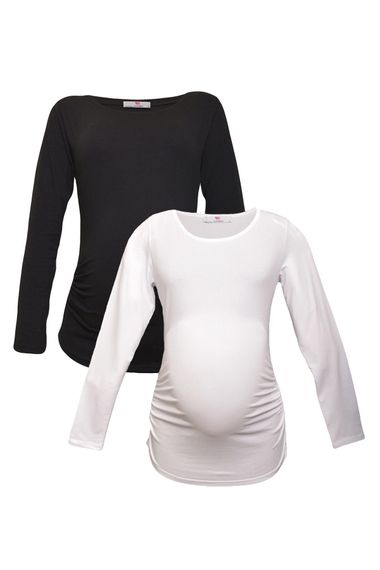 LuvmaBelly MYRA2301_2308 Hamile tshirt seti