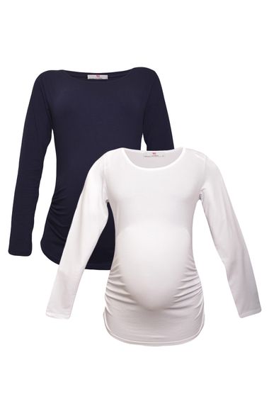 LuvmaBelly MYRA2302_2308 Hamil t-shirt seti