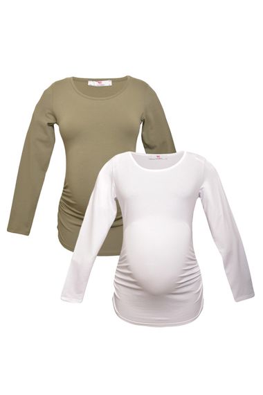 LuvmaBelly MYRA2307_2308 Hamil t-shirt seti