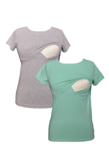 LuvmaBelly MYRA2503_2507 Breastfeeding tshirt set