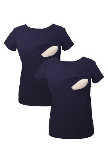 LuvmaBelly MYRA2504_2504 طقم تي شيرت للرضاعة الطبيعية