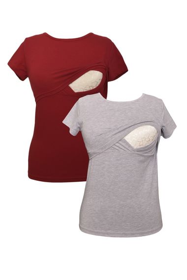 LuvmaBelly MYRA2502_2503 Breastfeeding tshirt set