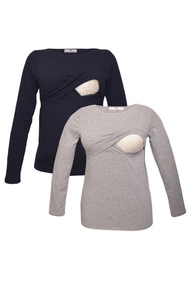 LuvmaBelly MYRA2702_2704 Breastfeeding tshirt set