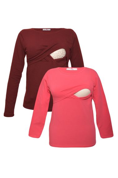 LuvmaBelly MYRA2703_2705 Breastfeeding tshirt set