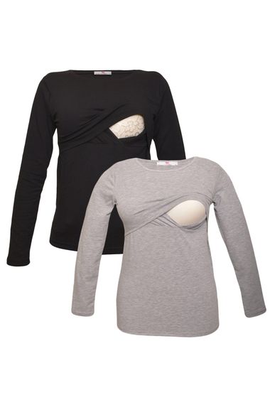 LuvmaBelly MYRA2701_2704 Breastfeeding tshirt set