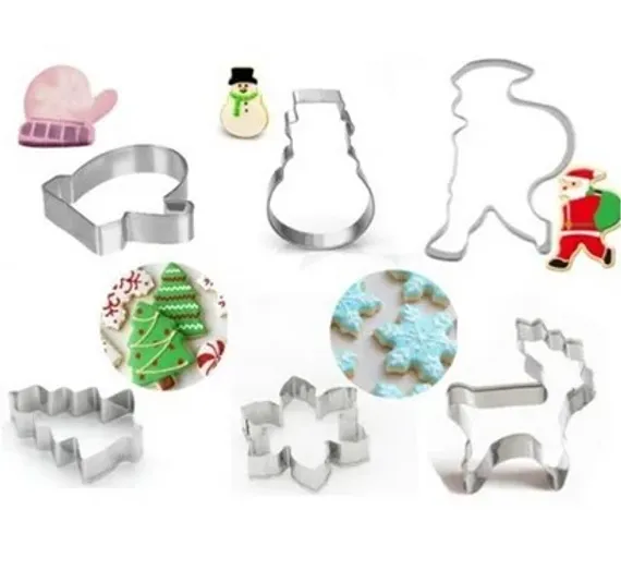 Narkalıp Christmas Cookie Mold Set of 6 - photo 1