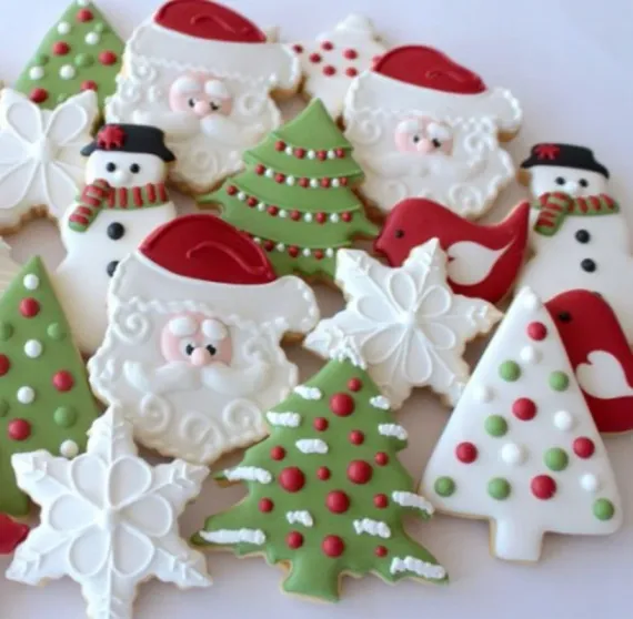 Narkalıp Snowman, Walking Stick, Glove, Pine Tree Cookie Mold 4 Pcs - photo 3