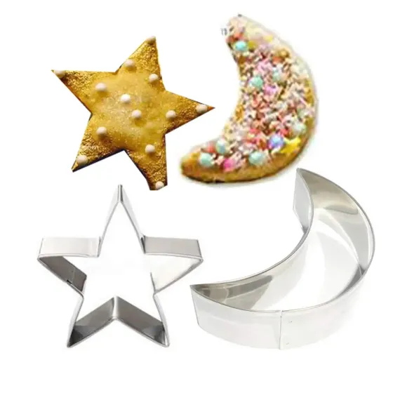 Narkalıp Moon Star Shaped Cookie Mold