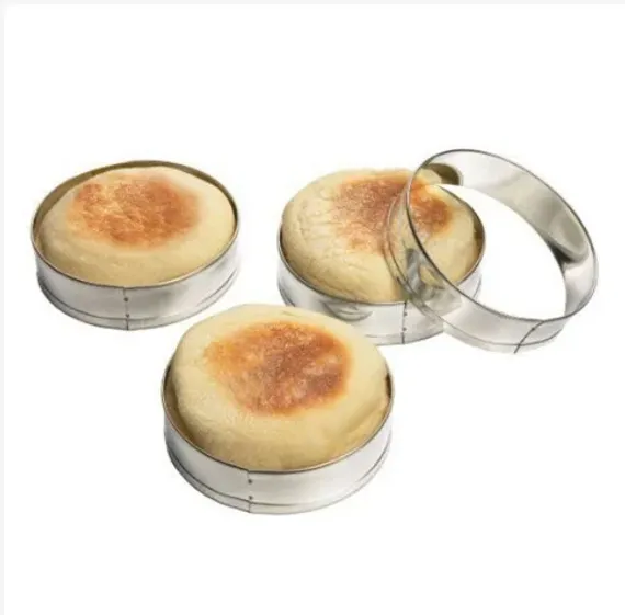 Narkalıp Hamburger Bread Baking Mold 4 Pcs 12cm - photo 2