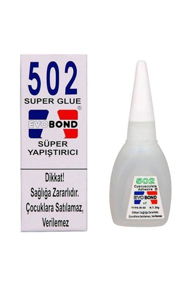 EvoBond 502 Japon Yapıştırıcısı Süper Glue 20 Gr - صورة 1