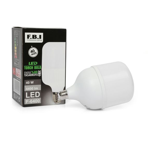 LED Ароматизатор F.B.I Torch 40 Вт, біле світло, 4400 Лм, патрон E27, ефективна заміна 100 Вт, енергетична економія - фото 1