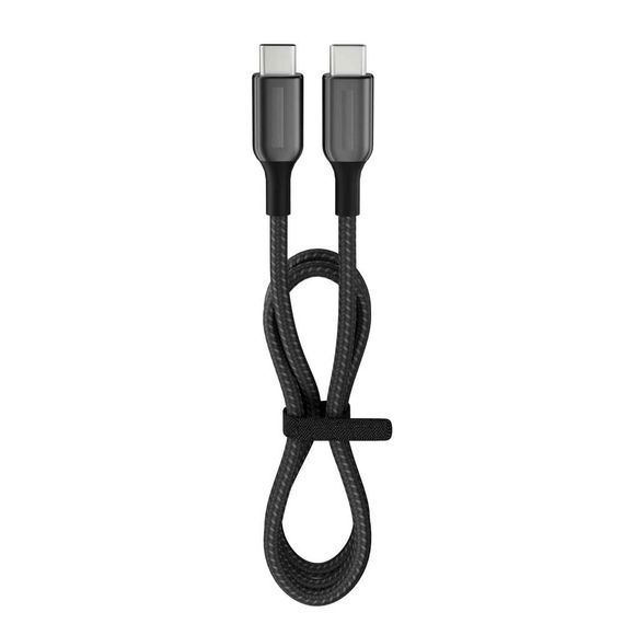 60 Вт 3A USB-C в Type-C 30 см черный кабель быстрой зарядки FC37