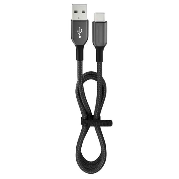 Кабель для швидкої зарядки USB-A до Type-C 1.2м, 15 Вт 3A, чорний, модель FC36