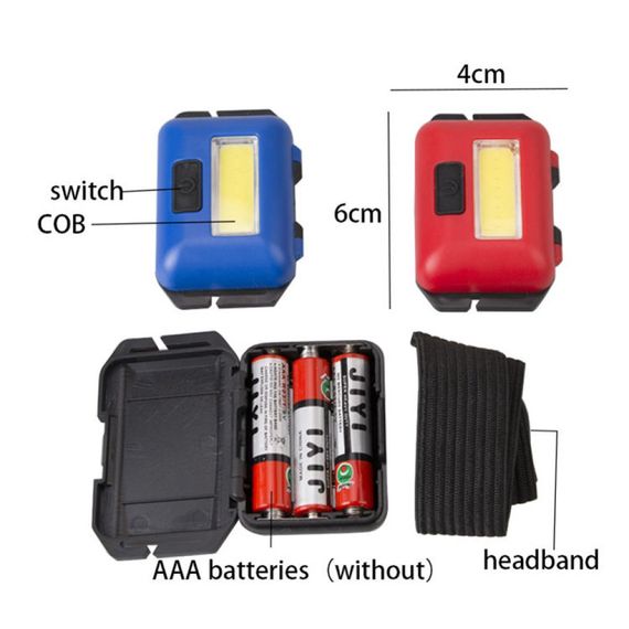 Мини фонарь PS-T89 с COB LED, водонепроницаемый, легкий, регулируемая эластичная лямка, 150 люмен, подходит для разных размеров головы - фото 3