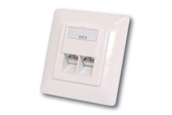 Recessed Inclined Socket RJ45, CAT. 5E