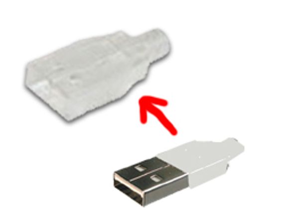 USB A Коннектор для флеш-накопителей