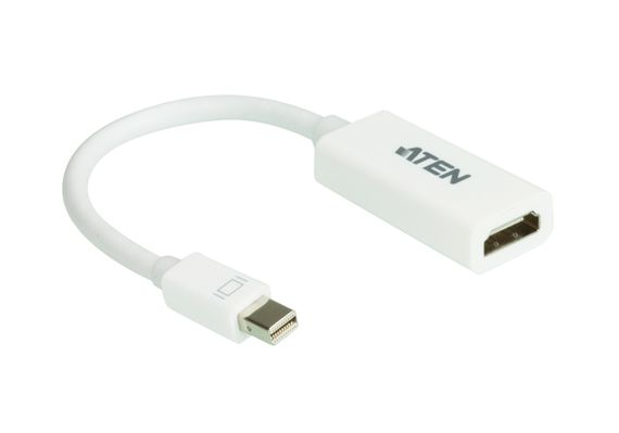 Адаптер Mini DisplayPort (mini DP) на HDMI, Mini DisplayPort мужской на HDMI тип A женский, поддержка разрешения до 1920x1200 и 1080p