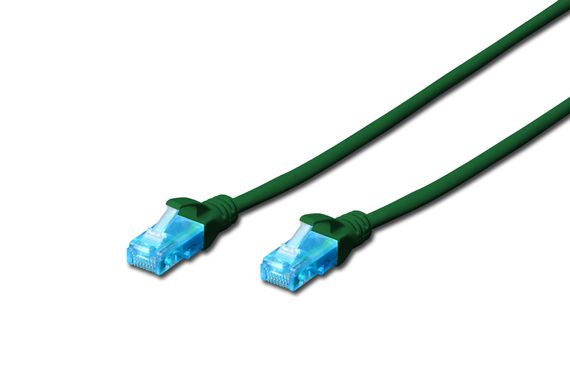 Beek CAT. 5E Patch Cable, UTP, 1 meter, AWG 26, Green Color