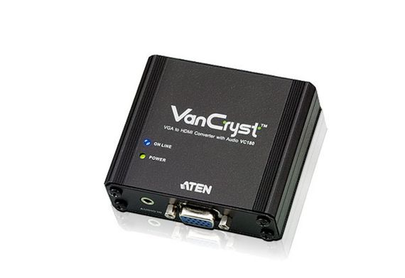 Преобразователь VGA в HDMI с аудио, поддержка 1080p, автоматическое определение сигнала, адаптер питания в комплекте, для Windows и Mac OS