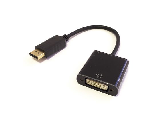 Адаптер Beek DisplayPort (DP) на DVI, мужской DP - женский DVI, односторонняя связь